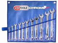KS Tools 518.3000 CHROMEplus Ringmaulschlüssel-Satz, abgewinkelt, 11-tlg. Zoll