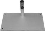 DELSCHEN Balkon-Sonnenschirmst&auml;nder 23 kg aus Stahl Silber f&uuml;r Stammdicken bis 40