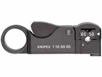 Knipex 16 60 05 KOAX Kabelentmanteler Geeignet fuer Koaxialkabel 4 bis 12mm RG58,