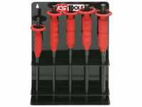KS Tools 156.0020 Splintentreibersatz mit Handschutzgriff, 5-tlg. 6-14mm