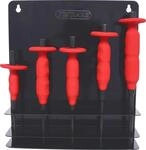KS Tools 156.0000 Splintentreibersatz mit Handschutzgriff, 5-tlg. 3-8mm