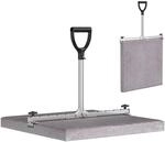 LANGFIT&reg; Plattenheber - R&uuml;ckenfreundlich durch extra langen Griff - 30 bis...