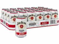 Jim Beam Bourbon & Cola Dose | Kentucky Straight Bourbon Whiskey mit Cola | eine