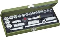 PROXXON Steckschl&uuml;sselsatz, Kompaktsatz mit 3/8"-Umschaltratsche, 24-teiliges