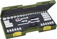 PROXXON Steckschl&uuml;sselsatz, Kompaktsatz mit 3/8"-Umschaltratsche, 47-teiliges