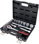 KS Tools 911.0620 1/2 Zoll Steckschl&uuml;ssel-Satz | inklusive Umschaltknarre,...