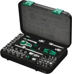 Wera 8100 SA 2 Zyklop Speed-Knarrensatz, 1/4 Zoll metrisch, Schwarz, 42-teilig,