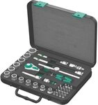 Wera 8100 SB 4 Zyklop Speed-Knarrensatz, 3/8 Zoll-Antrieb, z&ouml;llig, 38-teilig,