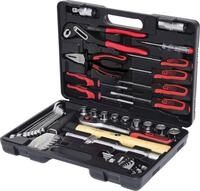 KS Tools 911.0650 1/2 Zoll Werkzeug-Satz | inklusive Umschaltknarre, 45-Zahn | matt