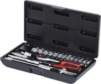 KS Tools 911.0625 1/4 Zoll Steckschl&uuml;ssel-Satz | inklusive Umschaltknarre,...