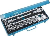 HAZET Steckschl&uuml;ssel-Satz 1002, 3/4 Zoll (20 mm) Vierkant, L&auml;nge 578 mm | 3/4...