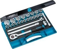 HAZET Steckschl&uuml;ssel-Satz 900Z, 1/2 Zoll (12,5 mm) Vierkant, L&auml;nge 355 mm | 1/2