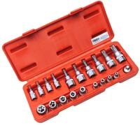 FAMEX 10520 Schraubersatz f&uuml;r Torx Schrauben - Schrauber Satz 20-tlg.,