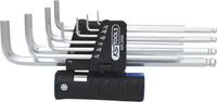 KS Tools 920.2450 3 in 1 Innen6kant-Winkelstiftschl&uuml;ssel-Satz,10-tlg. XL, Kugelkopf,