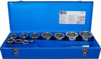 BGS 1210 | Steckschl&uuml;ssel-Satz | Antrieb 25 mm (1") | 15-tlg. | Umschaltknarre 24