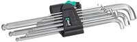 Wera 950 PKLS/9 SM SB Winkelschl&uuml;sselsatz, metrisch, gestellverchromt,...