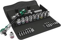 Wera 8100 SC 9 Zyklop Speed-Knarrensatz, 1/2 Zoll-Antrieb, z&ouml;llig, 28-teilig,