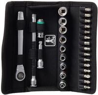 Wera 05004018001 8100 SA 8 Zyklop Metal-Knarrensatz, Umschalthebel, 1/4 Zoll