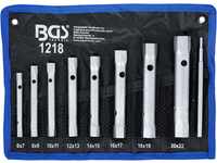 BGS 1218 | Rohrsteckschlüssel-Satz | 9-tlg. | SW 6 x 7 - 20 x 22 mm | metrisch 