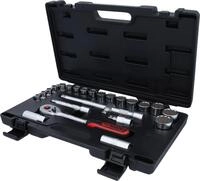 KS Tools 911.1595 1/2 Zoll 12-Kant Steckschl&uuml;ssel-Satz | inklusive Umschaltknarre,