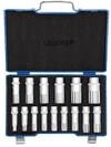GEDORE Steckschl&uuml;sselsatz, Set 15tlg, Doppel 6-kant, 1/2 Zoll, 10-24mm, Werkzeug,