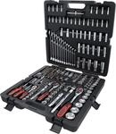 KS Tools 918.0216 1/4"+3/8"+1/2" CHROMEplus Steckschl&uuml;ssel-Satz, 216-tlg