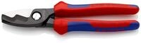 KNIPEX Kabelschere mit Doppelschneide, 200 mm, 95 12 200 SB | auf SB-Karte, bis 20