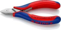 KNIPEX Elektronik-Seitenschneider mit durchgestecktem Gelenk mit