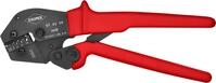 KNIPEX Crimpzange auch f&uuml;r Zweihandbedienungmit rutschhemmenden Kunststoff-H&uuml;llen