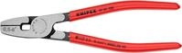 KNIPEX Crimpzange f&uuml;r Aderendh&uuml;lsen mit Fronteinf&uuml;hrung mit Kunststoff &uuml;berzogen