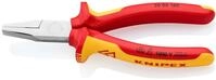 KNIPEX Flachzange verchromt isoliert mit Mehrkomponenten-H&uuml;llen, 20 06 160 