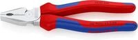 KNIPEX Kraft-Kombizange verchromt mit Comfort-Griffen 200 mm, 02 05 200