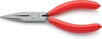 KNIPEX Flachrundzange mit Schneide (Radiozange) mit Kunststoff &uuml;berzogen 140 mm, 25