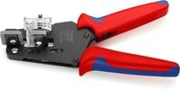 KNIPEX Pr&auml;zisions-Abisolierzange mit Formmessernmit Mehrkomponenten-H&uuml;llen 195 mm,