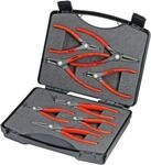 KNIPEX Werkzeug-Box SRZ Sicherungsringzangen 8-teilig 270 mm, 00 21 25