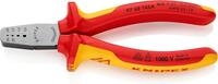 KNIPEX Crimpzange f&uuml;r Aderendh&uuml;lsen isoliert mit Mehrkomponenten-H&uuml;llen,