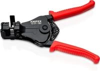 KNIPEX Abisolierzange mit Formmessern schwarz lackiert mit Kunststoff-Griffh&uuml;llen