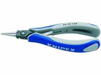 Knipex Präzisions-Elektronik-Greifzange brüniert, mit Mehrkomponenten-Hüllen 135