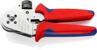 KNIPEX Vierdornpresszange f&uuml;r gedrehte Kontakte verchromt mit