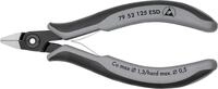 KNIPEX Pr&auml;zisions-Elektronik-Seitenschneider ESDmit Mehrkomponenten-H&uuml;llen 125 mm,