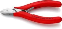 KNIPEX Elektronik-Seitenschneider mit durchgestecktem Gelenk mit rutschhemmenden