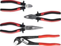 KS Tools 115.1004 ERGOTORQUE Zangen-Satz, 4-teilg, Diagonal-Seitenschneider 160 mm,