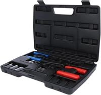 KS Tools 500.1350 Sicherungszangen-Satz mit Ratschenfunktion, 20-tlg.