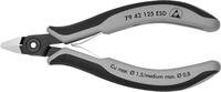 KNIPEX Pr&auml;zisions-Elektronik-Seitenschneider ESDmit Mehrkomponenten-H&uuml;llen 125 mm,