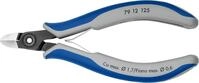 KNIPEX Pr&auml;zisions-Elektronik-Seitenschneidermit Mehrkomponenten-H&uuml;llen 125...