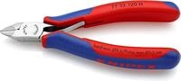 KNIPEX Elektronik-Seitenschneider mit eingesetzter Hartmetallschneide mit