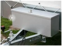 STEMA Deichselbox Staubox PKW Anh&auml;nger Werkzeugbox Werkzeug-Kiste Koffer Metall