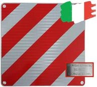 IWH - Warntafel ALU 50x50 cm f&uuml;r Italien | Hochwertig und 100% rechtskonform mit