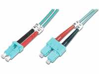 DIGITUS DK-2532-05/3 – Glasfaserkabel OM3 – 5 m – LC zu SC – Duplex LWL Kabel