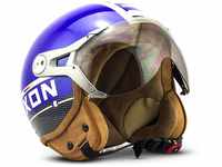 Soxon® SP-325 Plus „Blue · Jet-Helm · Motorrad-Helm Roller-Helm...